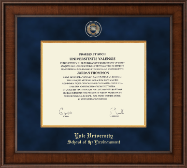 Yale University diploma frame - Presidential Masterpiece Diploma Frame in Madison