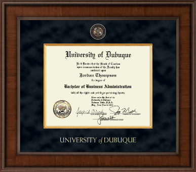 University of Dubuque diploma frame - Presidential Masterpiece Diploma Frame in Madison
