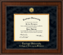 Tuskegee University diploma frame - Presidential Gold Engraved Diploma Frame in Madison