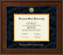 Vermont State University diploma frame - Presidential Masterpiece Diploma Frame in Madison