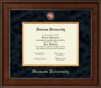 Denison University diploma frame - Presidential Masterpiece Diploma Frame in Madison