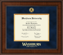 Washburn University diploma frame - Presidential Gold Engraved Diploma Frame in Madison