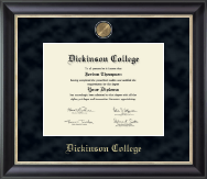 Dickinson College diploma frame - Regal Diploma Frame in Noir