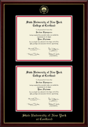 Double Diploma Frame
