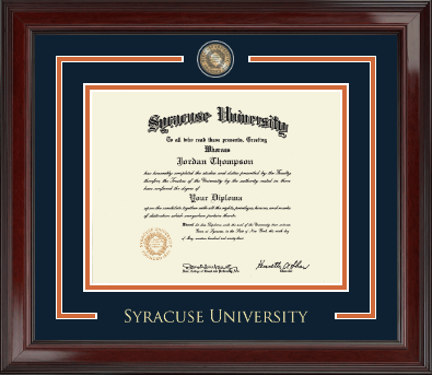 Syracuse University diploma frame - Showcase Diploma Frame in Encore