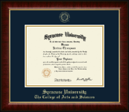 Syracuse University diploma frame - Gold Embossed Diploma Frame in Murano