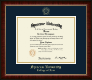 Syracuse University diploma frame - Gold Embossed Diploma Frame in Murano