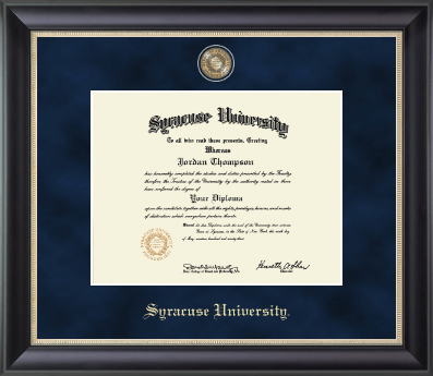 Syracuse University diploma frame - Regal Diploma Frame in Noir