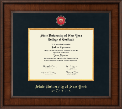 State University of New York Cortland diploma frame - Presidential Masterpiece Diploma Frame in Madison