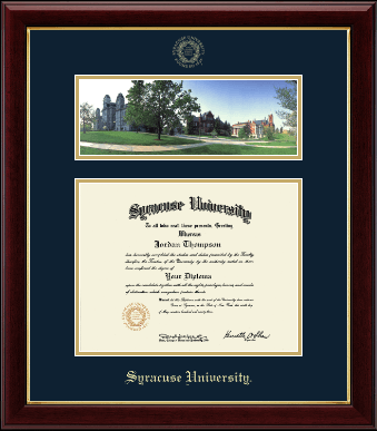 Syracuse University diploma frame - Campus Scene Diploma Frame in Gallery