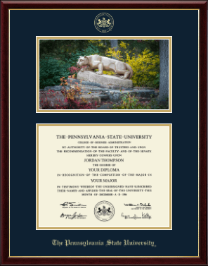 Pennsylvania State University diploma frame - Campus Scene Diploma Frame in Galleria