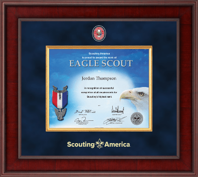 Scouting America certificate frame - Presidential Masterpiece Certificate Frame in Jefferson