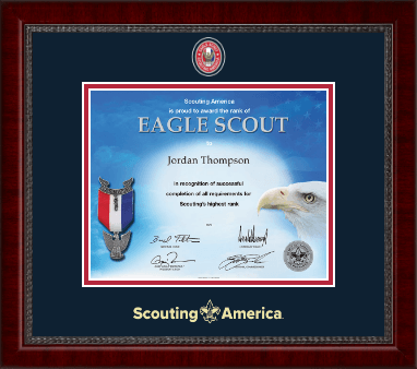 Scouting America certificate frame - Masterpiece Medallion Certificate Frame in Sutton