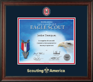 Scouting America certificate frame - Masterpiece Medallion Certificate Frame in Studio