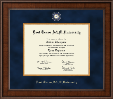 East Texas A&M University diploma frame - Presidential Masterpiece Diploma Frame in Madison