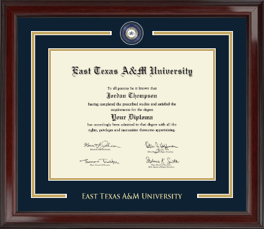 East Texas A&M University diploma frame - Showcase Diploma Frame in Encore