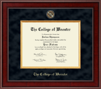 The College of Wooster diploma frame - Presidential Masterpiece Diploma Frame in Jefferson