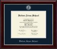 Holton-Arms School diploma frame - Masterpiece Medallion Diploma Frame in Gallery Silver