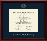 East Texas A&M University diploma frame - Gold Embossed Diploma Frame in Gallery