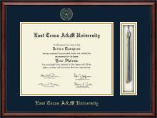 East Texas A&M University diploma frame - Tassel & Cord Diploma Frame in Southport