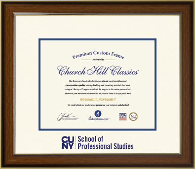 CUNY School of Professional Studies diploma frame - Dimensions Diploma Frame in Westwood