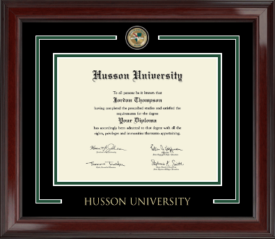 Husson University diploma frame - Showcase Diploma Frame in Encore