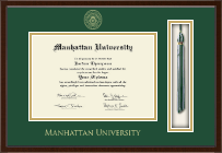 Manhattan University diploma frame - Tassel & Cord Diploma Frame in Delta