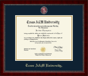 Texas A&M University - Galveston diploma frame - Masterpiece Medallion Diploma Frame in Sutton