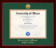 University of Miami diploma frame - Gold Engraved Medallion Diploma Frame in Sutton