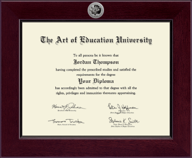 The Art of Education University diploma frame - Century Diploma Frame in Cordova