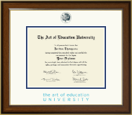 The Art of Education University diploma frame - Dimensions Diploma Frame in Westwood