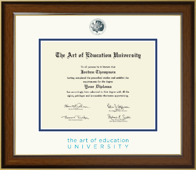 The Art of Education University diploma frame - Dimensions Diploma Frame in Westwood