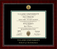 Tulane University diploma frame - Gold Engraved Medallion Diploma Frame in Sutton