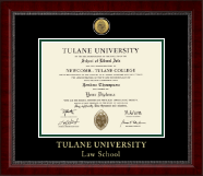 Tulane University diploma frame - Gold Engraved Medallion Diploma Frame in Sutton