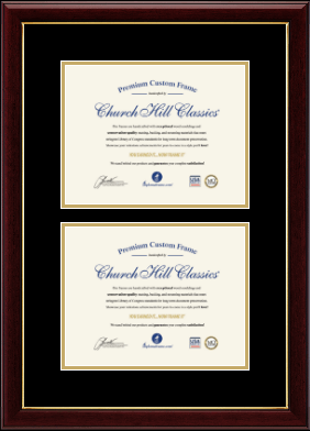 Graduation Gifts diploma frame - Double Document Diploma Frame in Gallery
