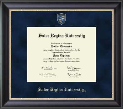 Salve Regina University diploma frame - Regal Diploma Frame in Noir