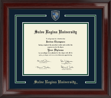 Salve Regina University diploma frame - Showcase Diploma Frame in Encore