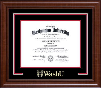 Washington University in St. Louis diploma frame - Showcase Diploma Frame in Prescott