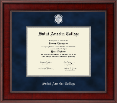 Saint Anselm College diploma frame - Presidential Masterpiece Diploma Frame in Jefferson