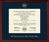 Pennsylvania State University diploma frame - Gold Embossed Diploma Frame in Camby