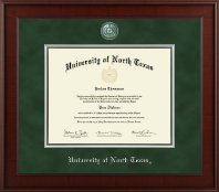 University of North Texas diploma frame - Presidential Pewter Masterpiece Diploma Frame in Jefferson