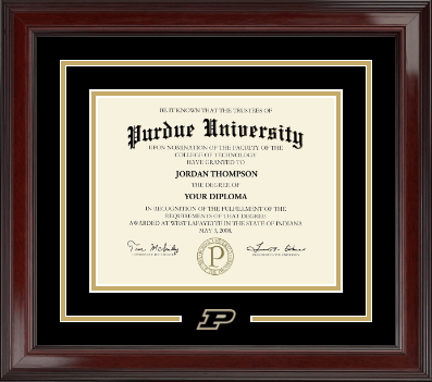 Purdue University diploma frame - Dimensions Diploma Frame in Encore