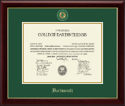Dartmouth College diploma frame - Masterpiece Medallion Diploma Frame in Gallery
