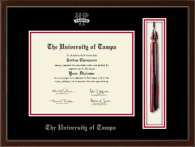 University of Tampa diploma frame - Tassel & Cord Diploma Frame in Delta