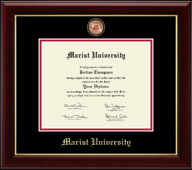 Marist University diploma frame - Masterpiece Medallion Diploma Frame in Gallery