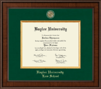 Baylor University diploma frame - Presidential Masterpiece Diploma Frame in Madison