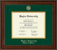 Baylor University diploma frame - Presidential Masterpiece Diploma Frame in Madison