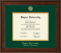 Baylor University diploma frame - Presidential Masterpiece Diploma Frame in Madison
