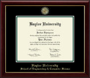 Baylor University diploma frame - Masterpiece Medallion Diploma Frame in Gallery
