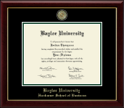 Baylor University diploma frame - Masterpiece Medallion Diploma Frame in Gallery